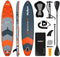 Rebel RBA-4501-OR - Opblaasbaar SUP-board - Inclusief accessoires - Oranje