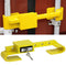 All Ride Containerslot 5KG - Container- en Trailerslot - Verstelbaar 23 tot 43 CM - Gehard Staal - Incl. 3 Reserve Sleutels - Geel