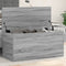 vidaXL - Opbergbox - 100x42x46 - cm - bewerkt - hout - grijs - sonoma - eikenkleurig