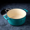 Saveur Selects - Gietijzeren Braadpan Ø25 cm - PFAS-vrij - Geschikt voor Inductie & Oven - Saveur Blauw
