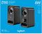 Logitech Z150 - Multimedia Speakers - 6W piekvermogen - Zwart (2 stuks)