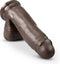 Blush Dildo Love Toy Dr. Skin Plus 7 Inch Posable Dildo With Balls Chocolate Bruin