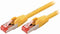 CAT6 Netwerkkabel - RJ45 Male - RJ45 Male - S/FTP - 30.0 m - Rond - LSZH - Geel - Polybag