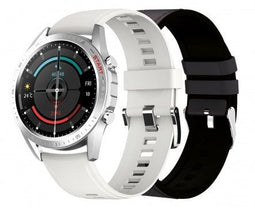 DCU Advance Tecnologic Elegance 2 - Smartwatch - Barometer Hartslagsensor Oximeter - RVS (Wit)