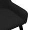 vidaXL - Eetkamerstoelen - 2 - st - stof - zwart