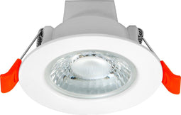 LEDVANCE Armatuur: voor plafond, SMART RECESS DOWNLIGHT TW AND RGB / 4 W, 22-…24- V, stralingshoek: 36, Tunable White, 3-65- K, body materiaal: polyprophylene (pp)/polyamid, IP2-