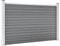 vidaXL - Schutting - 526x106 - cm - HKC - grijs