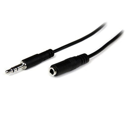 Startech.com MU2MMFS - 3.5mm analoge kabel - 200cm - Zwart
