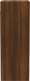 vidaXL Wandkast - 34,5x32,5x90 cm - bewerkt hout - bruin eikenkleur