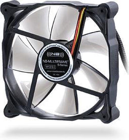 Noiseblocker MultiFrame M12-2 - Ventilator 120mm - 19dB(A) - Zwart
