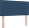 vidaXL - Hoofdbord - Knop - Aangepast - Blauw - 80 - cm - Stof