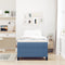 vidaXL - Boxspringbed - Blauw - Enkel - Corduroy - Stof