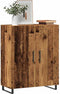 vidaXL - Dressoir - 69,5x34x90 - cm - bewerkt - hout - oud - houtkleurig