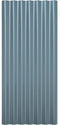 vidaXL - Dakpanelen - 36 - st - 80x36 - cm - gepoedercoat - staal - grijs