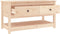 vidaXL - Salontafel - 102x49x55 - cm - massief - grenenhout