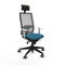 Bureaustoel met hoofdsteun Piqueras y Crespo 4B066G1 Groene benzine