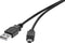 Renkforce RF-4455804 - Mini-USB-kabel - 30 cm - Zwart