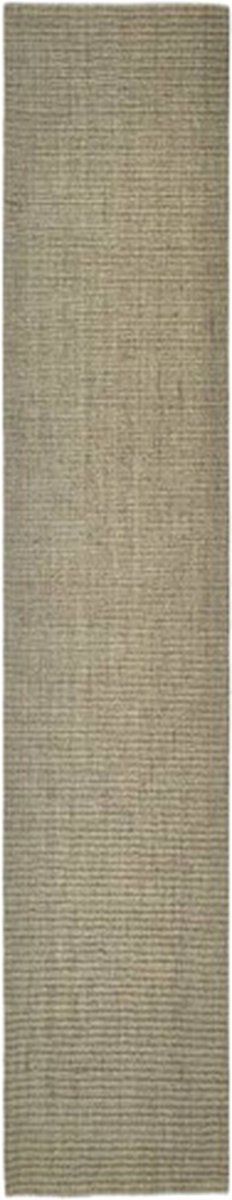 vidaXL - Vloerkleed - 66x350 - cm - natuurlijk - sisal - groen