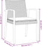 vidaXL - Tuinstoelen - 2 - st - met - kussens - 56,5x57x83 - cm - poly - rattan - zwart