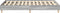 vidaXL - Bedframe - 120x190 - cm - Grijs - Sonoma - Geengineerd - Hout