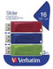 Verbatim Slider - USB-stick 16GB - 3x Multi-color (3 stuks)