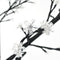 vidaXL - Kerstboom - 1200 - LED's - koudwit - licht - kersenbloesem - 400 - cm