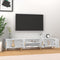 vidaXL - Tv-meubel - 180x31,5x40 - cm - bewerkt - hout - hoogglans - wit