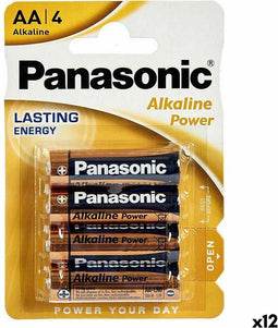 Panasonic Alkaline Power - AA Batterijen 2700 mAh 1.5 V - 48 stuks