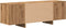 vidaXL - Tv-meubel - 120x30x40,5 - cm - bewerkt - hout - artisanaal - eikenkleurig