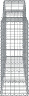 vidaXL - Schanskorven - 15 - st - gewelfd - 200x30x80/100 - cm - ijzer