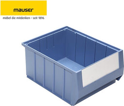 Mauser - Stellingbak - 500x234x140mm - Polypropyleen - Blauw