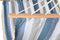 Hangmat DKD Home Decor Strepen Blauw Wit (200 x 100 x 5 cm)
