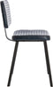 Light&living Eetkamerstoel 51x47x82 cm MASANA leer blauw+zwart