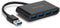 Kensington UH4000 - USB-hub - 4x USB 3.0 poorten - Zwart