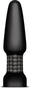 b-Vibe - Vibrerende buttplug met rotatie - Zwart/Blauw