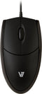V7 MV3000010 - Muis - 3 knoppen - 1000 DPI - Zwart