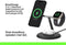 Belkin BoostCharge Pro WIZ023VFBK - 3-in-1 draadloze laadstandaard - Qi2-technologie 15W - Zwart