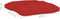 vidaXL - Palletkussen - stof - rood