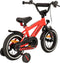 AMIGO Speeder Jongensfiets 12 Inch - Kinderfiets voor 2 tot 4 Jaar - 90-105 cm - Rood/