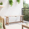 vidaXL - Ligbank - 119x35x47 - cm - Massief - Houten - Grenen