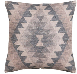Kussen Katoen Grijs Roze 45 x 45 cm