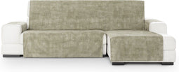 Hoes voor chaise longue met korte armleuning rechts Eysa TURIN Geglaceerd kastanje Lichtbruin 100 x 110 x 300 cm