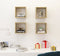 vidaXL - Wandschappen - kubus - 4 - st - 26x15x26 - cm - sonoma - eikenkleurig