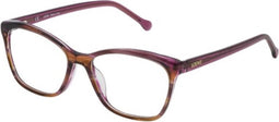 Ladies'Spectacle frame Loewe VLWA07M5306DB Brown Orange Pink (ø 53 mm)