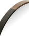 J-Line spiegel Rond - metaal/hout - zwart - small - Ø 40 cm