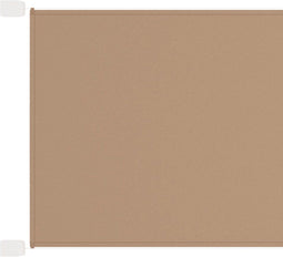 vidaXL - Luifel - verticaal - 60x270 - cm - oxford - stof - taupe