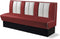 Bel Air Dinerbank Single Booth HW-180 Ruby