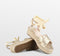 POSH by Poelman SAAR - Dames Sandalen - Imitatieleer - Goud - Maat 39