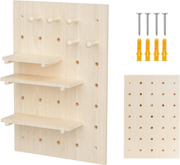 Maclean MC-130 - Hout plank organizer - 40x60 cm max. 20 kg - lichte houtkleur