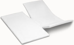 Cinderella Hoeslaken - 2 Persoons - Molton met dubbele split - 180x200/210 cm - Wit